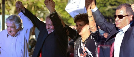 Lula promete “arreglar" Brasil en una caravana que reunió a cuatro expresidentes suramericanos