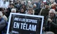 Conflictividad social en Argentina: marcha por los despidos en medios públicos y paro docente contra la represión